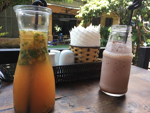 drinks!  at The Veg - Organic Vego and Tea in Hanoi
