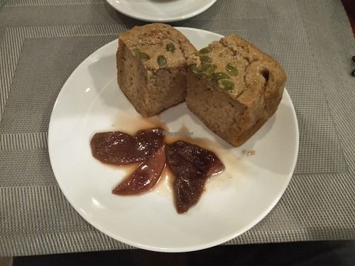Vegan apple cake at The Veg - Organic Vego and Tea in Hanoi