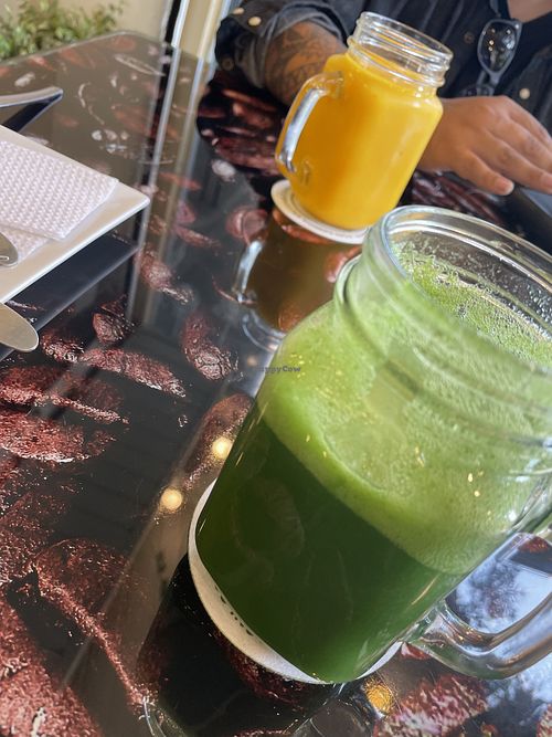 Natural juices  at AMMA PERU in Miraflores