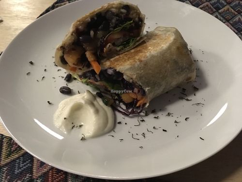 burrito at Flora in Quito