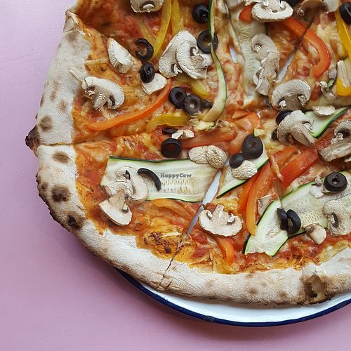 Vegan pizza at Klay in Stoke On Trent