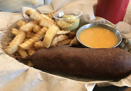 Corn dog  at J Selby's in St Paul