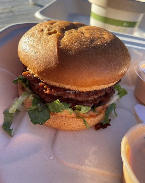 Dirty Secret with gluten-free bun (bun isn’t good)  at J Selby's in St Paul