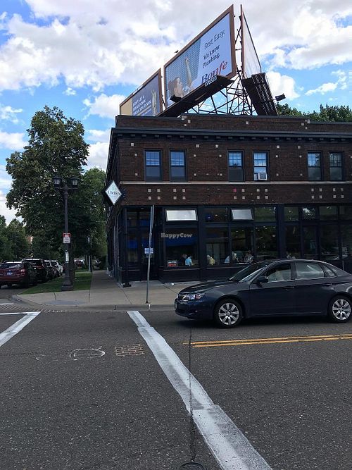 The view walking up Selby!  Another pilgrimage to a new vegan place, so stimulated to be there!   at J Selby's in St Paul