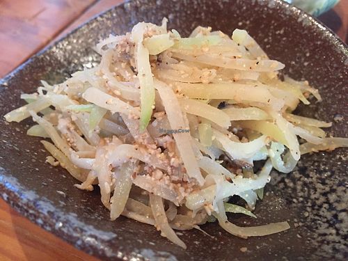 Green papaya salad at Funakura no Sato in Ishigaki