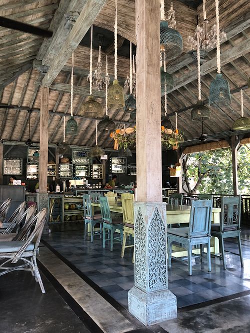 Dining area at Herb Library  in Ubud