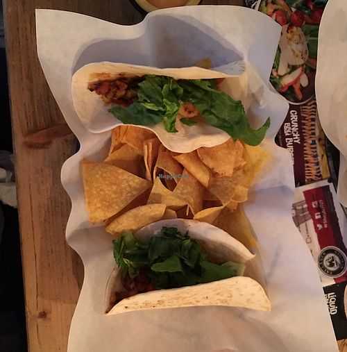 vegan tacos  at Sausalitos in Wolfsburg