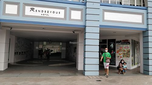 Street View. Located at Corner of Rendezvous Hotel at Baja Fresh - Rendezvous Gallery in Central Singapore