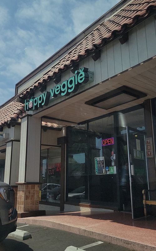 Outside at Happy Veggie in Redondo Beach