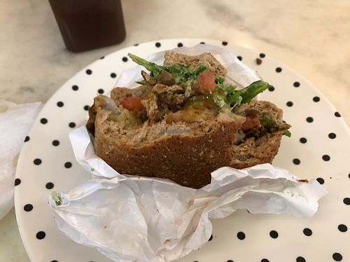 Burger at Vegano SP in Sao Paulo