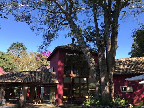 Outside view at Rancho dos Gnomos in Joanopolis