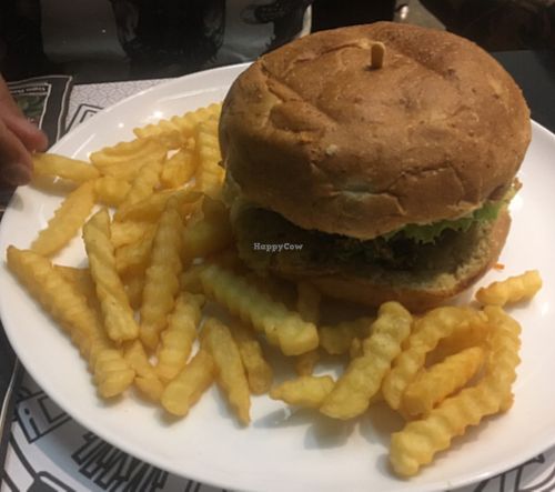 burger combo at Black Burger in Belo Horizonte