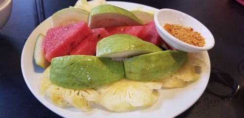 Fresh Fruit at Veggie Saigon - Vietnam & Thai Vegan Restaurant in Ho Chi Minh City