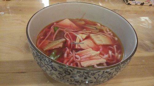 Beetroot, Bamboo Noodles at Gan Nan Vegetable Dumpling in Fuzhou
