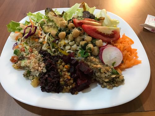 Salad's options at Congosto in Sao Paulo