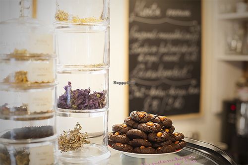 In the kitchen at Marta Kohvik in Tallinn
