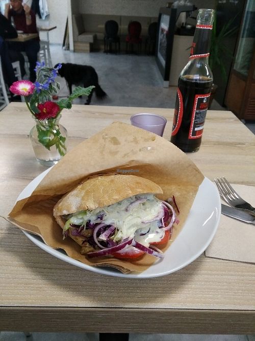 doner kebeb at Süsse Marie Veganerie in Karlsruhe