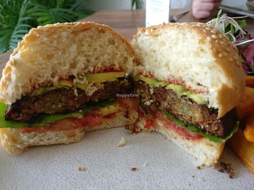 Inside the honest burger at Vibe Cafe in Phnom Penh