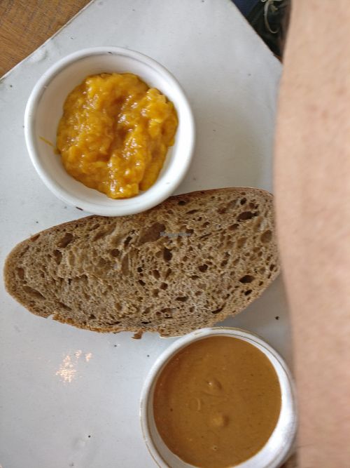 Simple toast at Vibe Cafe in Phnom Penh