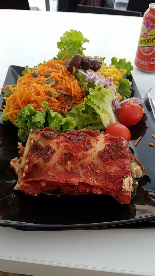 Lasagna at Veggie Corner in Toulouse