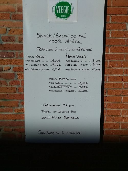 Menu from 6 euros at Veggie Corner in Toulouse