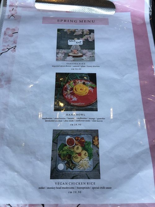 Menu page 1 at The Good Co. in Kuala Lumpur