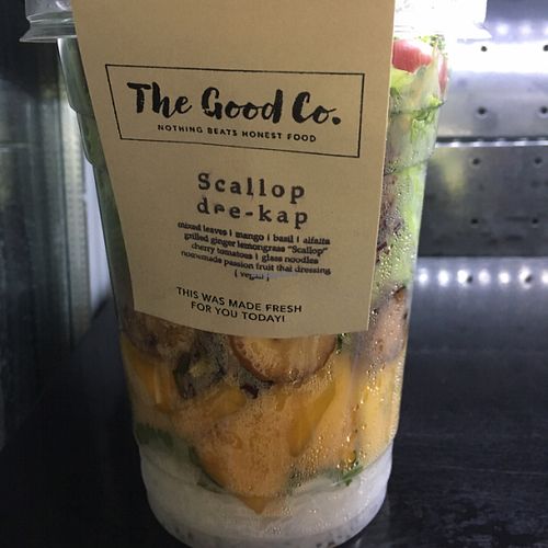vegan salad pot at The Good Co. in Kuala Lumpur