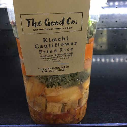vegan rice/salad pot at The Good Co. in Kuala Lumpur