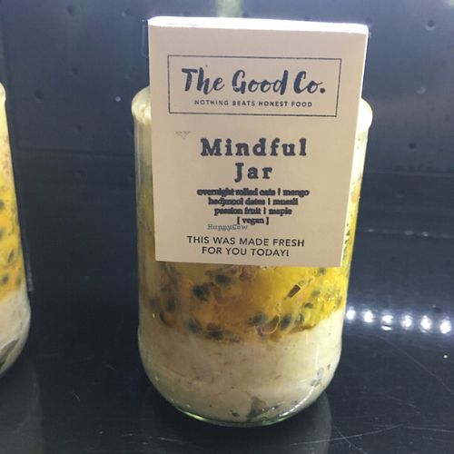 vegan overnight oats at The Good Co. in Kuala Lumpur