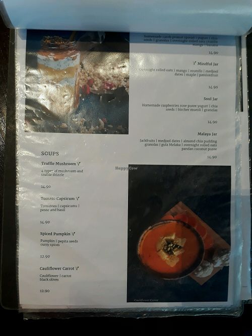 Menu Page at The Good Co. in Kuala Lumpur