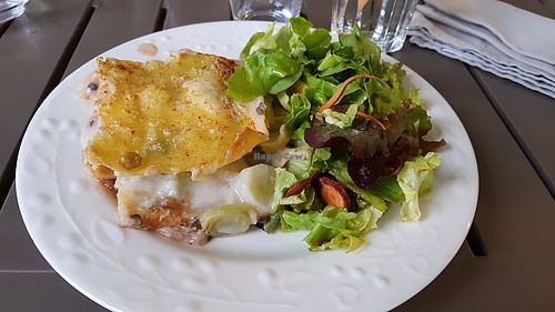 Lasagna at Chez Vegetayelle and Co. in Toulouse