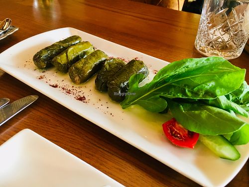 Delicious Vegan Dolmas/Sarma at Constantine's Ark in Istanbul