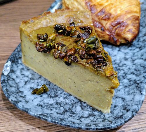 Pistachio Flan at VG Pâtisserie in Paris