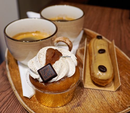 Baba au rhum  + Café Éclair at VG Pâtisserie in Paris