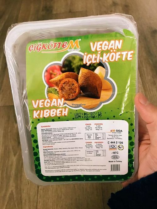 Kibbeh at Cigköftem in Erzincan