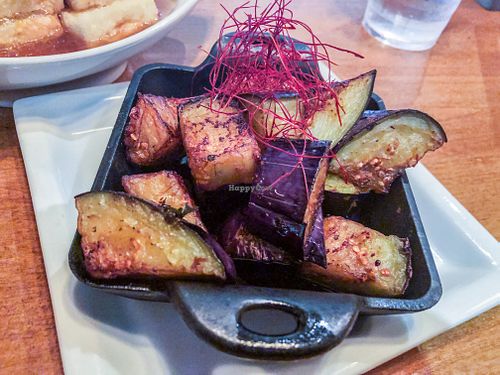 Stir-Fried Eggplant at EAK Ramen in Los Angeles