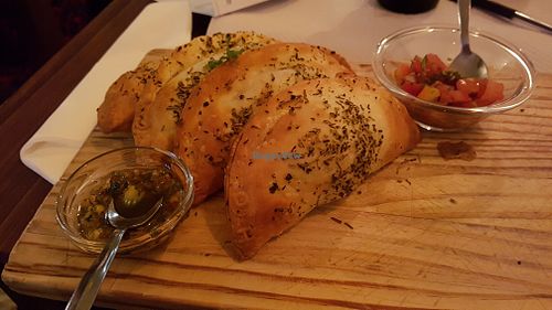 Vegan empanadas at Che Boludo Empanadas in Montpellier