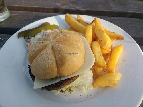 Italian burger  at The Monument in Canterbury