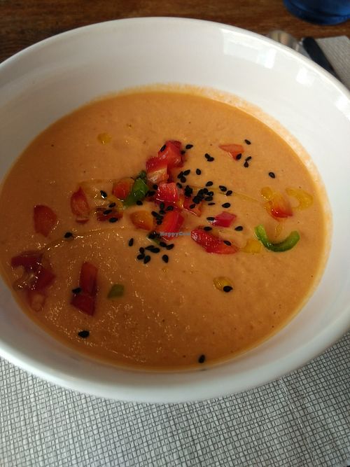 gazpacho at Codigos del Arte in Denia