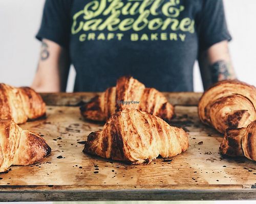 vegan croissants ?! at Skull & Cakebones in Dripping Springs