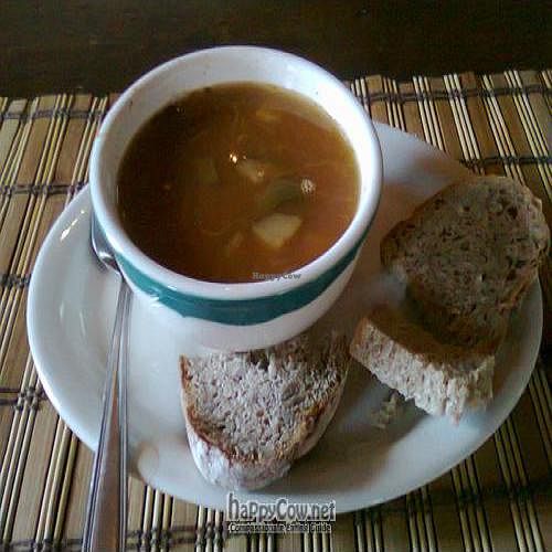 Mexican soup at L'Escalier in Montreal