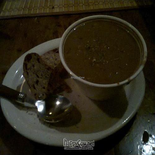 Miso Coco soup at L'Escalier in Montreal