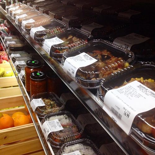 In Frenco, Montreal at Le Raton Végé Traiteur Vegan in Montreal