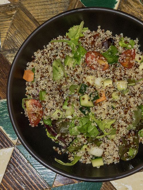 Quinoa bowl at SOULGREEN in Milan