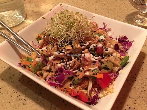 Vegetable Pad Thai at The Present Moment Cafe and Market in St Augustine