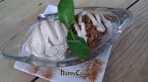 Pecan Apple Cobler at The Present Moment Cafe and Market in St Augustine