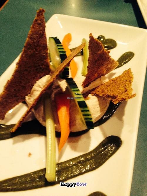 Cashew Hummus at The Present Moment Cafe and Market in St Augustine