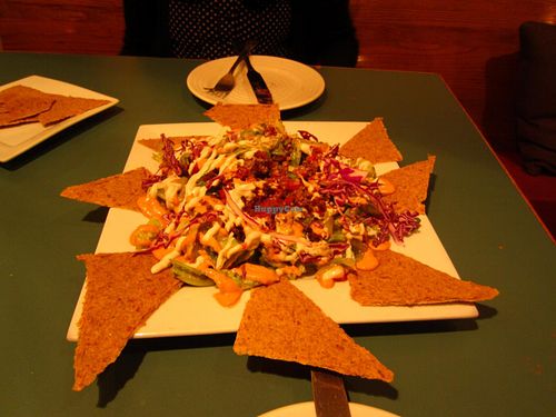 Nachos. Everything in it was tasteful. at The Present Moment Cafe and Market in St Augustine