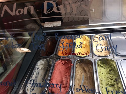 8 vegan flavors! at Garden Creamery in San Francisco