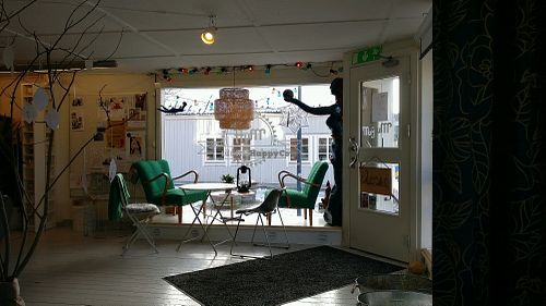 View from inside at Muff  in Almhult